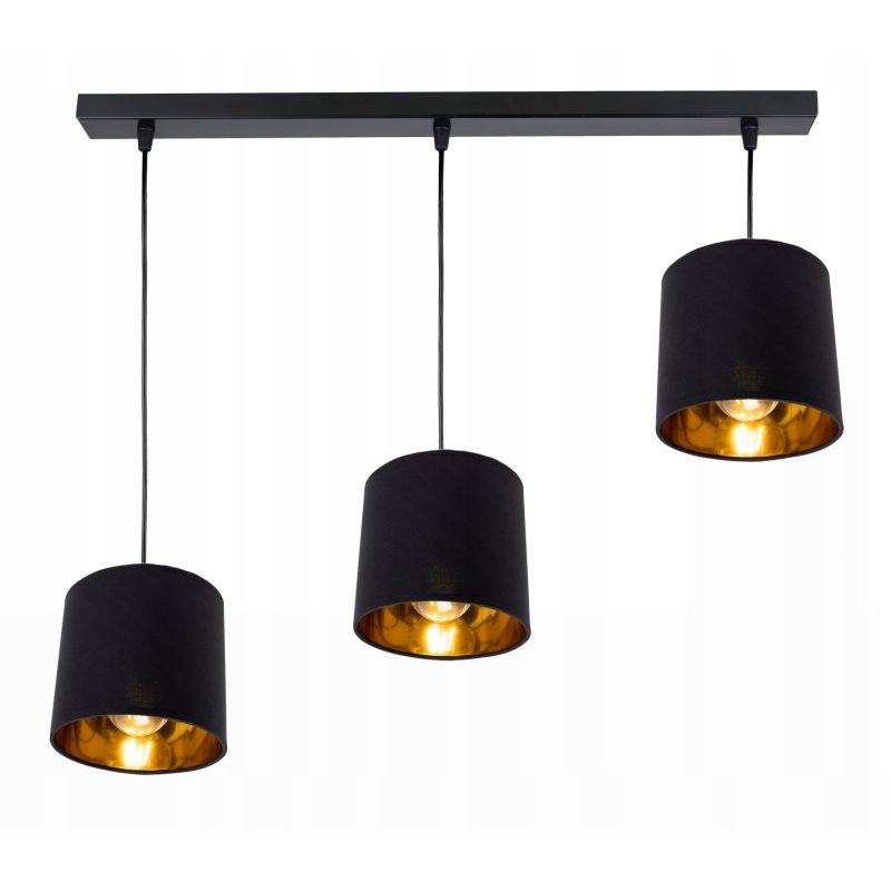 LAMPA WISZĄCA ZWIS żyrandol sufiowa ABAŻUR złoty 3