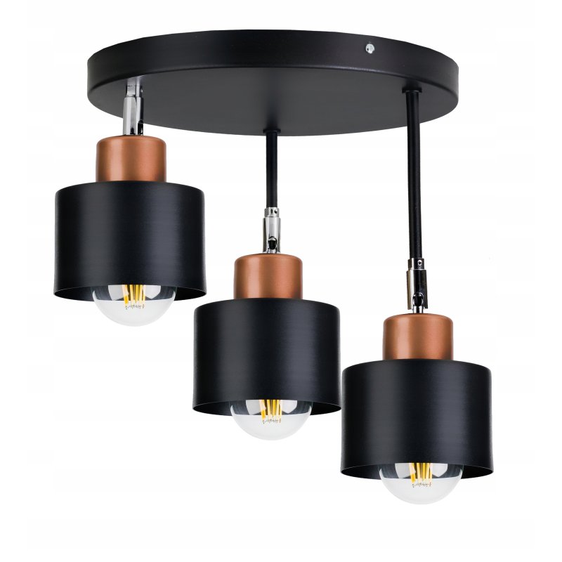 LAMPA sufit PLAFON ŻYRANDOL regulacja WYSOKI KUBEK