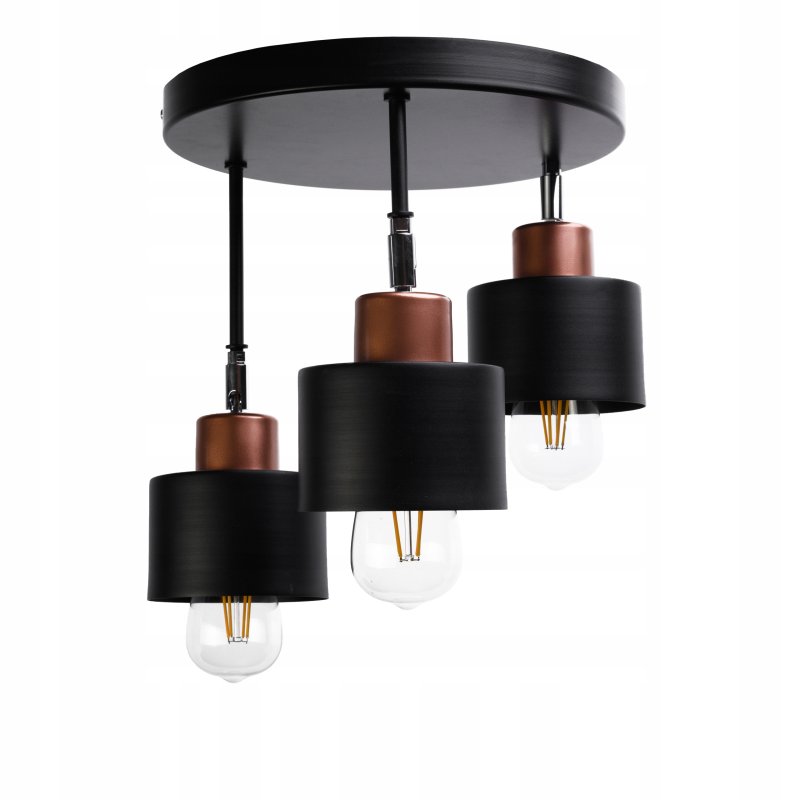 LAMPA sufit PLAFON ŻYRANDOL regulacja WYSOKI KUBEK
