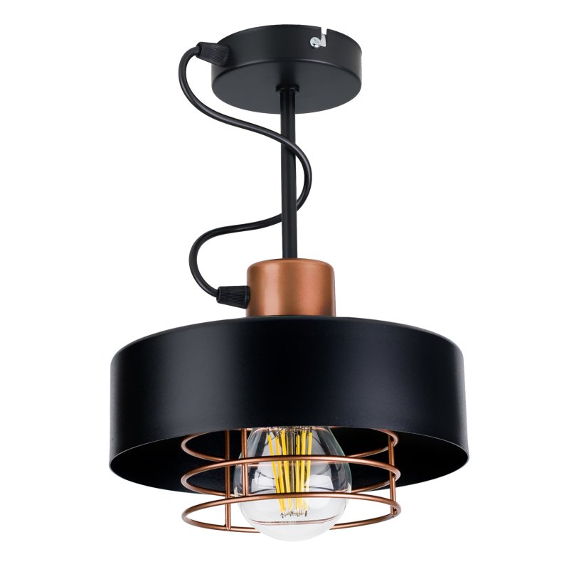 LAMPA WISZĄCA sufitowa ŻYRANDOL PLAFON loft KUBEK