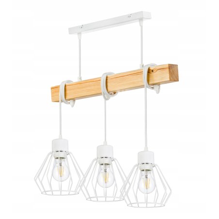 LAMPA drewniana belka...