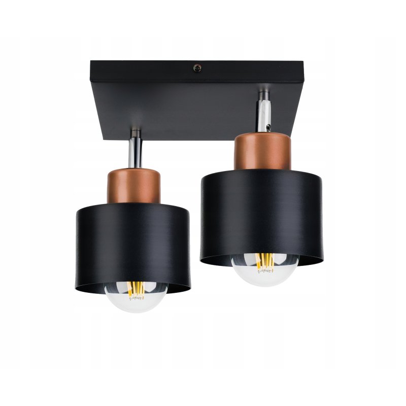 LAMPA sufitowa PLAFON ŻYRANDOL regulowany KUBEK 2
