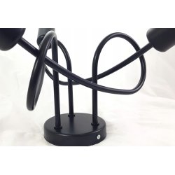 Lampa SUFITOWA żyrandol wisząca LOFT plafon szkło