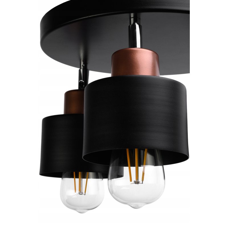 LAMPA sufit PLAFON ŻYRANDOL regulowany loft KUBEK