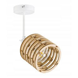 LAMPA KINKIET żyrandol ruch loft SPRĘŻYNA Drewno