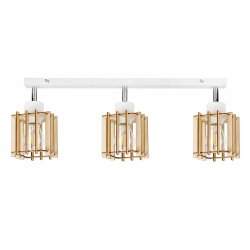 LAMPA plafon SUFITOWA ŻYRANDOL ruchomy loft DREWNO