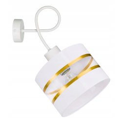 LAMPA KINKIET żyrandol STAŁY E27 LOFT ABAŻUR 20cm