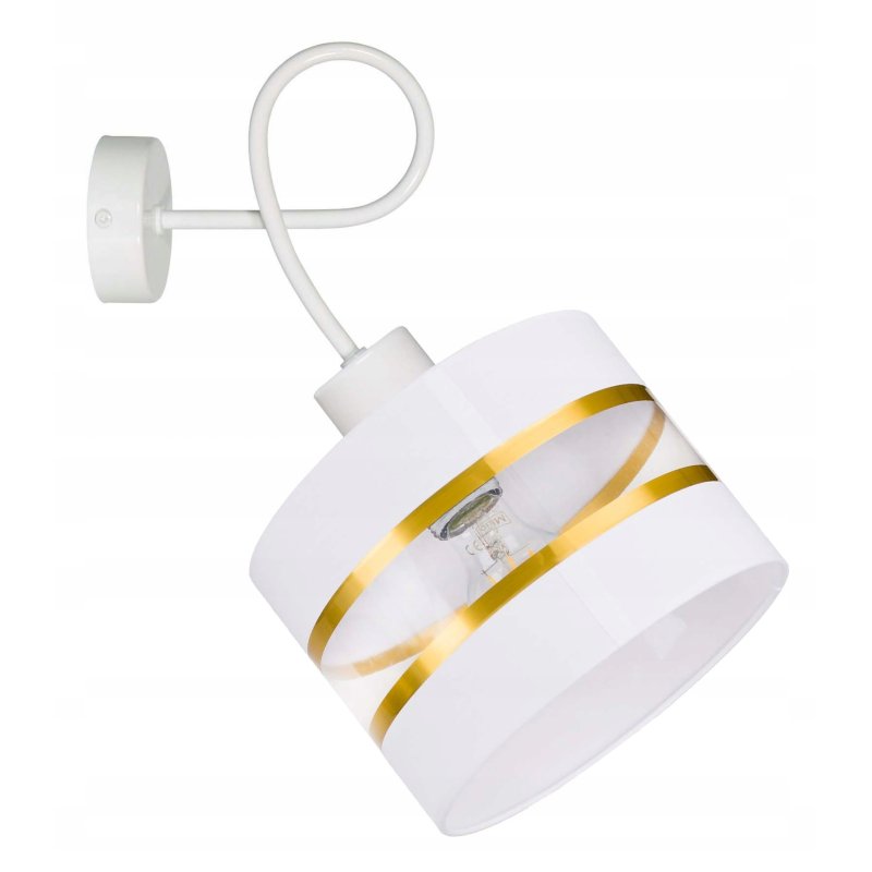 LAMPA KINKIET żyrandol STAŁY E27 LOFT ABAŻUR 20cm