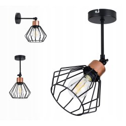 LAMPA wisząca żyrandol ruchomy loft BRYLANT drut 1