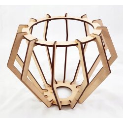 LAMPA WISZĄCA ZWIS żyrandol sufiowa BRYLANT Drewno