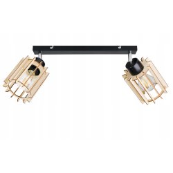 LAMPA WISZĄCA plafon żyrandol sufitowa LOFT Drewno