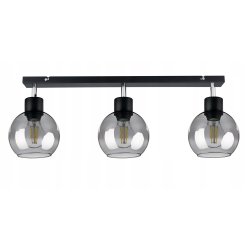 LAMPA PLAFON ŻYRANDOL regulowan BELKA KULA Szklana