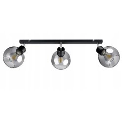 LAMPA PLAFON ŻYRANDOL regulowan BELKA KULA Szklana