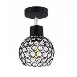 LAMPA KINKIET żyrandol ruchomy LOFT Klosz KRYSZTAŁ