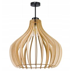 LAMPA WISZĄCA stała żyrandol sufitowa LOFT Drewno