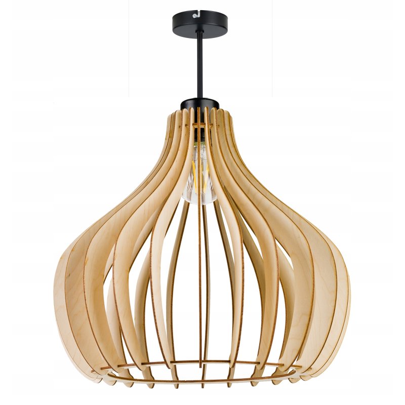 LAMPA WISZĄCA stała żyrandol sufitowa LOFT Drewno