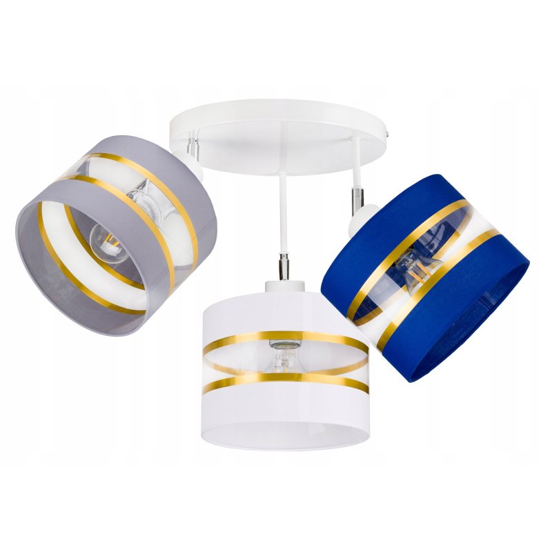 LAMPA plafon ruchomy żyrandol sufitowa ABAŻUR 20cm