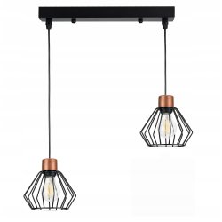 LAMPA WISZĄCA SUFITOWA ŻYRANDOL ZWIS BRYLANT DRUT