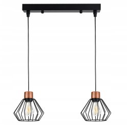 LAMPA WISZĄCA SUFITOWA ŻYRANDOL ZWIS BRYLANT DRUT