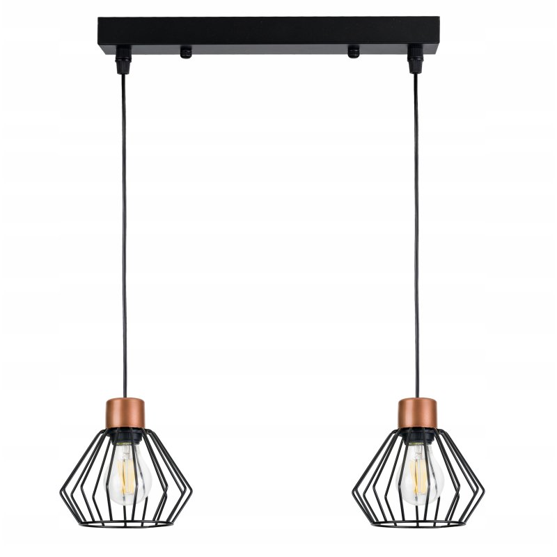 LAMPA WISZĄCA SUFITOWA ŻYRANDOL ZWIS BRYLANT DRUT