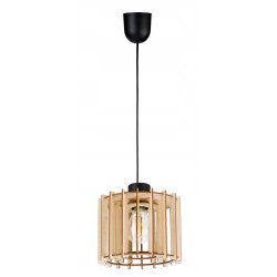 LAMPA WISZĄCA zwis żyrandol sufitowa LOFT Drewno 1