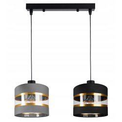 LAMPA WISZĄCA ZWIS żyrandol sufiowa Abażur 2xE27