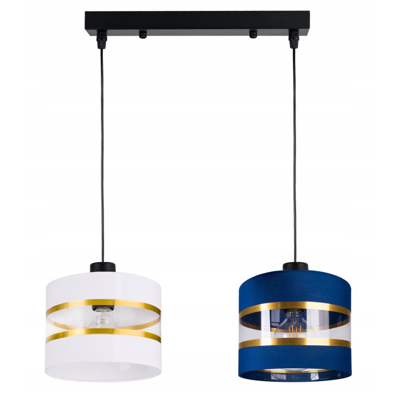 LAMPA WISZĄCA ZWIS żyrandol sufiowa Abażur 2xE27