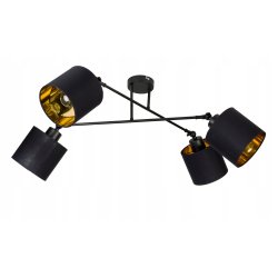 LAMPA sufitowa żyrandol regulowany LOFT ruch 4 E27