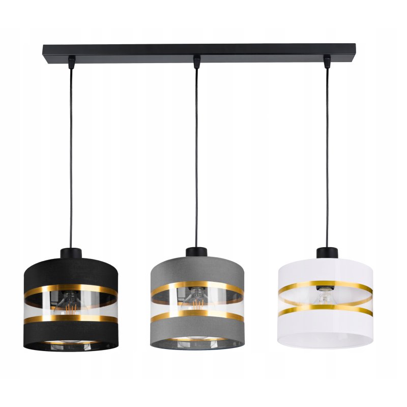 LAMPA WISZĄCA ZWIS żyrandol sufiowa Abażur 3xE27