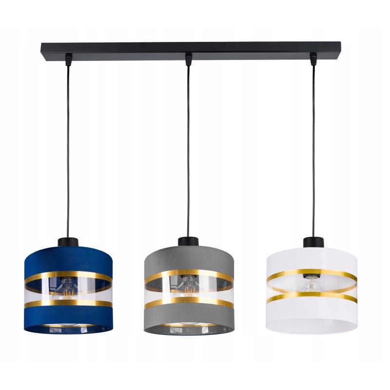 LAMPA WISZĄCA ZWIS żyrandol sufiowa Abażur 3xE27
