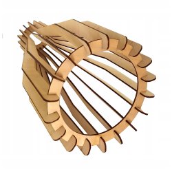 LAMPA WISZĄCA ZWIS żyrandol sufitowa LOFT Drewno 1