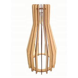 LAMPA WISZĄCA ZWIS żyrandol sufitowa LOFT Drewno 1