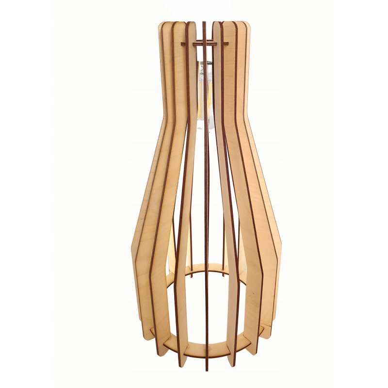 LAMPA WISZĄCA ZWIS żyrandol sufitowa LOFT Drewno 1