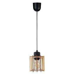 LAMPA WISZĄCA ZWIS żyrandol sufitowa LOFT Drewno 1