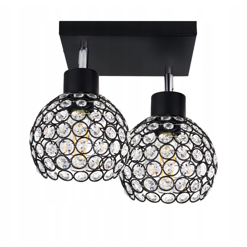 LAMPA sufitowa plafon ruch ŻYRANDOL KRYSZTAŁ Loft