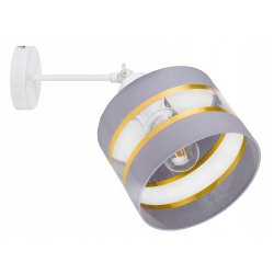 LAMPA KINKIET żyrandol regulowany LOFT ABAŻUR 20cm