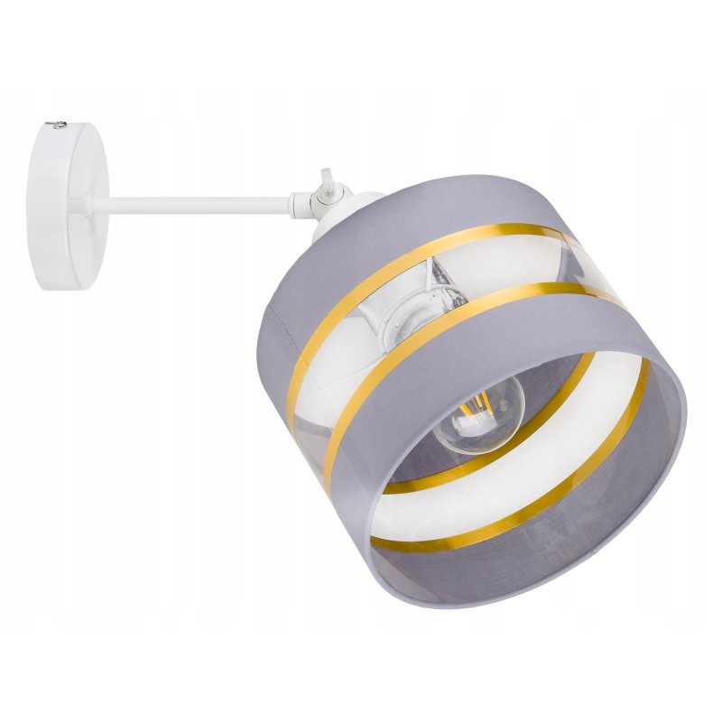 LAMPA KINKIET żyrandol regulowany LOFT ABAŻUR 20cm