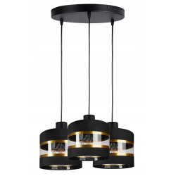 LAMPA WISZĄCA ZWIS żyrandol sufiowa Abażur 3xE27
