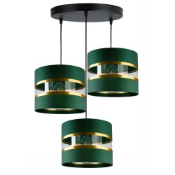 LAMPA WISZĄCA ZWIS żyrandol sufiowa Abażur 3xE27