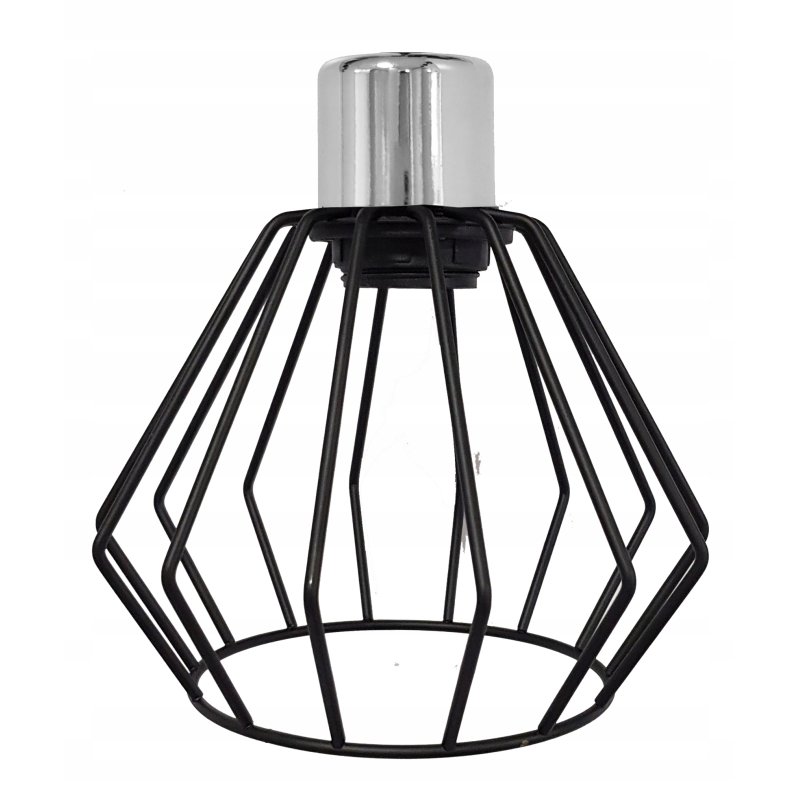 LAMPA plafon SUFITOWA ŻYRANDOL stały loft CHROM 3