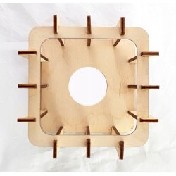 LAMPA WISZĄCA zwis żyrandol sufit DREWNO KOSTKA 3