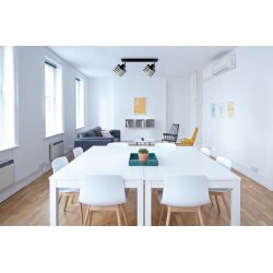 LAMPA PLAFON ŻYRANDOL regulowany loft SPRĘŻYNA 2