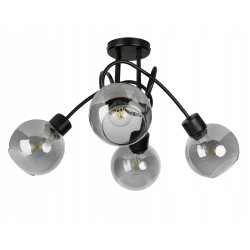 Lampa SUFITOWA żyrandol wisząca LOFT plafon szkło