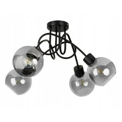 Lampa SUFITOWA żyrandol wisząca LOFT plafon szkło