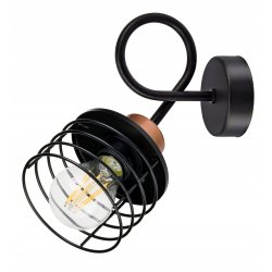 LAMPA KINKIET żyrandol stały loft drut SPRĘŻYNA