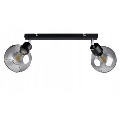 LAMPA PLAFON ŻYRANDOL regulowan BELKA KULA szklana