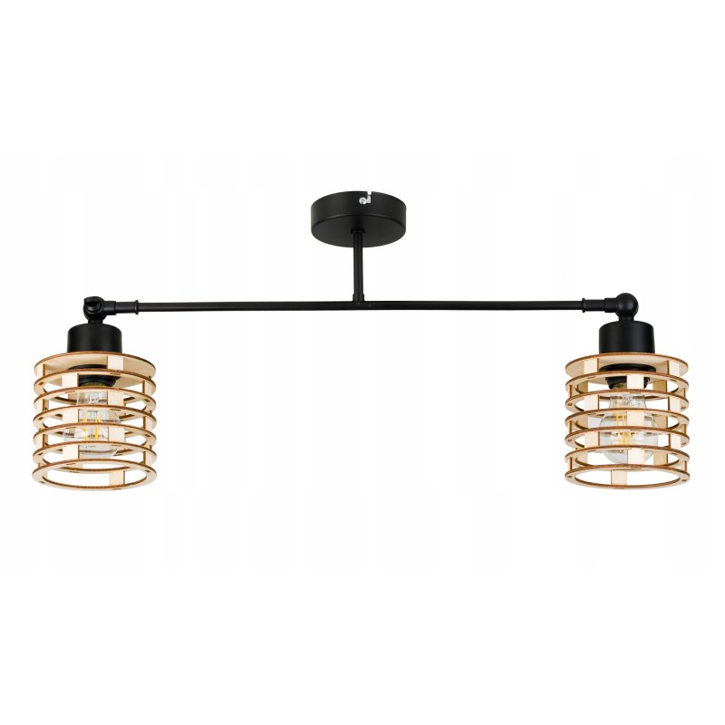 LAMPA sufitowa żyrandol regulowany LOFT E27 Drewno