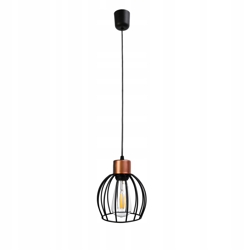 LAMPA WISZĄCA ZWIS żyrandol sufit loft drut KULA 1