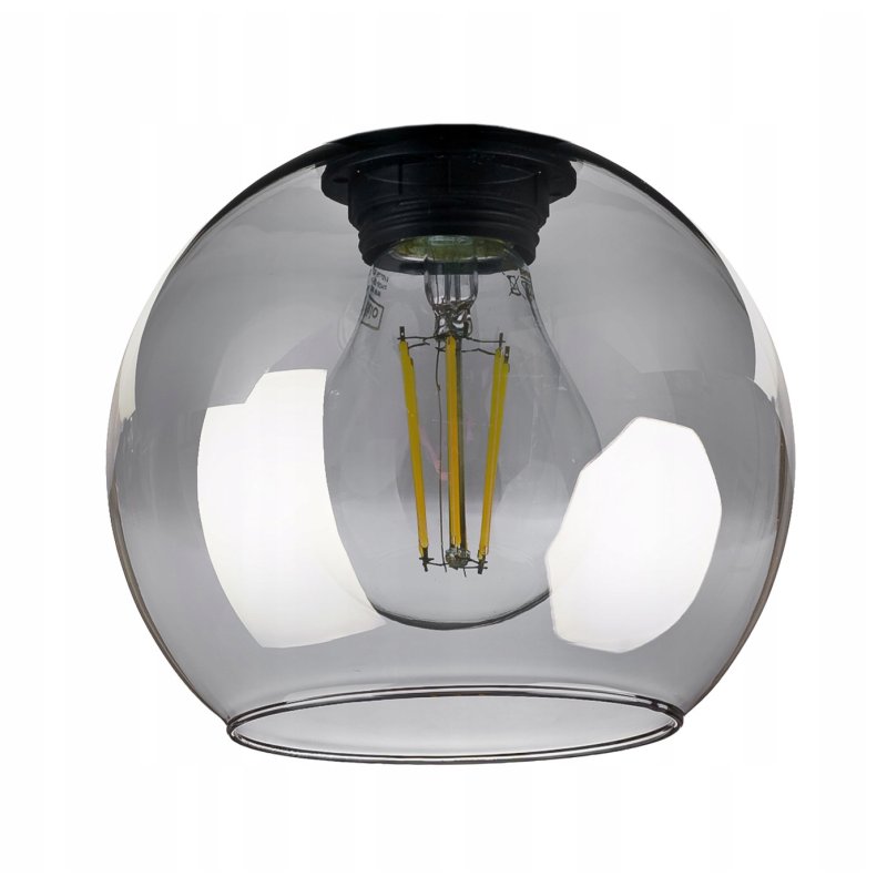 LAMPA plafon SUFITOWA ŻYRANDOL stały loft CHROM 3