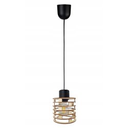 LAMPA WISZĄCA ZWIS żyrandol sufitowa LOFT Drewno 1